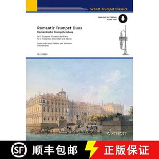 for piano. Duos Romantic Score and trumpets parts. Trumpet 4周达 9783795726089 cornets