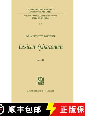 【3-4周达】Lexicon Spinozanum: A-K [9789401029667]