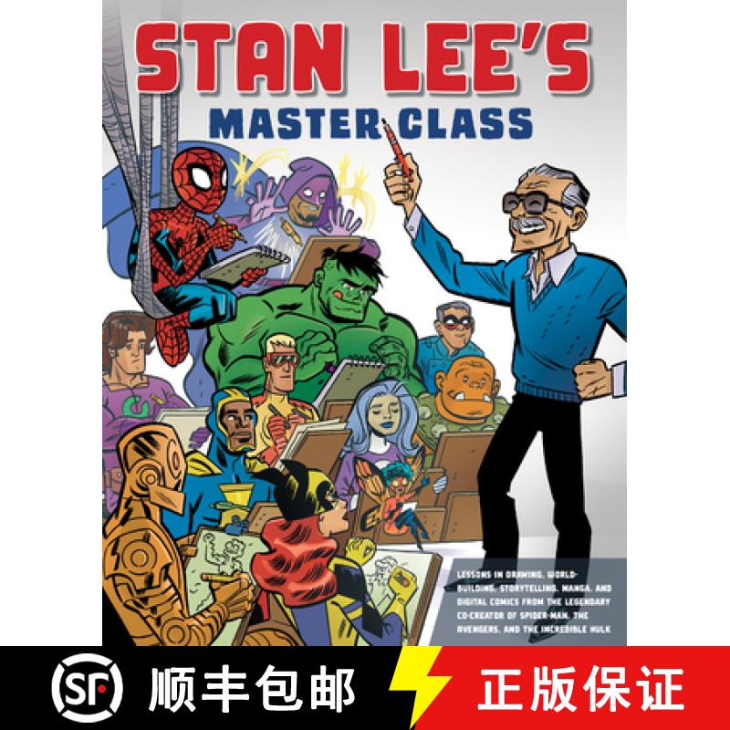 【3-4周达】Stan Lee's Master Class: Lessons in Drawing, World-Building, Storytelling, Manga, and Digi... [9780823098439]