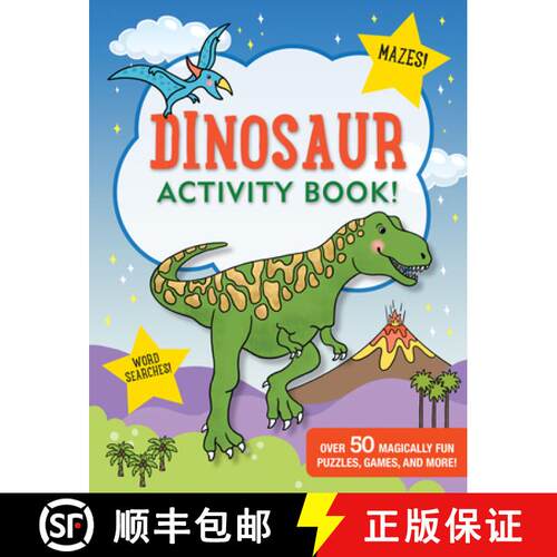 【3-4周达】Dinosaur Activity Book! [9781441335906]