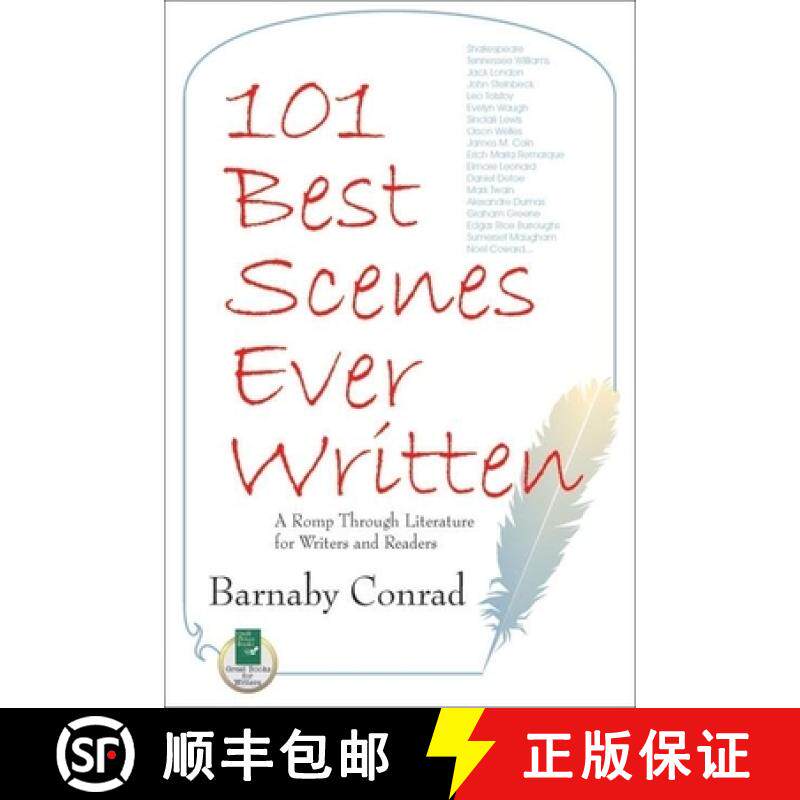 【3-4周达】101 Best Scenes Ever Written: A Romp Through Literature for Writers and Readers: A Romp Th... [9781884956560]图片