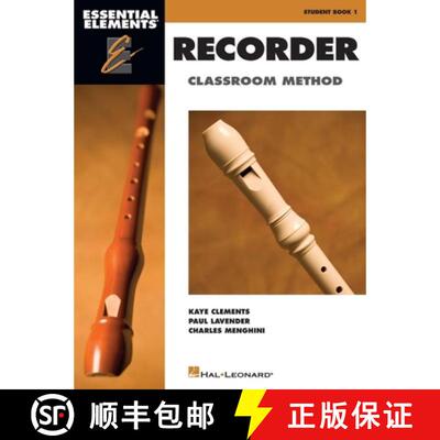 【3-4周达】Essential Elements for Recorder Student Book 1 Classroom Method for Beginner Recorder Play... [9781423456308]
