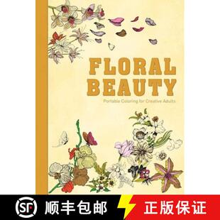 Coloring 9781944686864 4周达 Adults Creative for Portable Beauty Floral