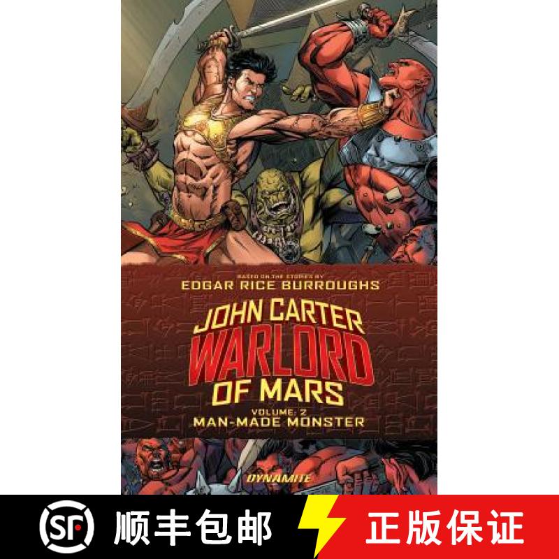 【3-4周达】John Carter: Warlord of Mars, Volume 2: Man-Made Monster [9781606908136]