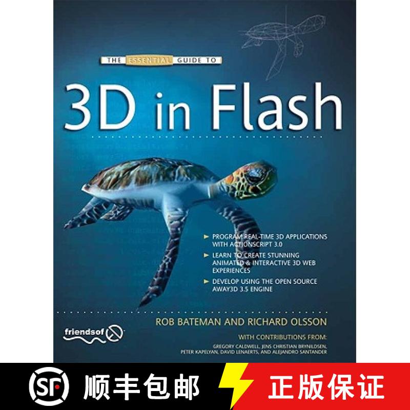 【3-4周达】The Essential Guide to 3D in Flash [9781430225416]