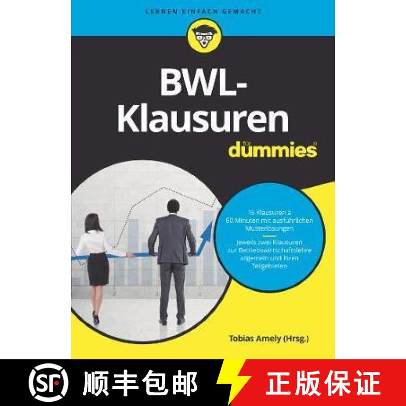 【3-4周达】BWL-Klausuren fur Dummies [9783527716128]