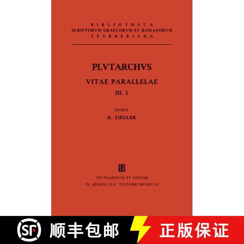 预订 Vitae Parallelae, Vol. III, Fasc. I: Demetrius Et Antonius, Pyrrhus Et Marius, Aratus Et Artaxer... [9783598716751]