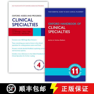 【3-4周达】Oxford Handbook of Clinical Specialties 11th Edition and Oxford Access and Progress 4th Ed... [9780192896957]