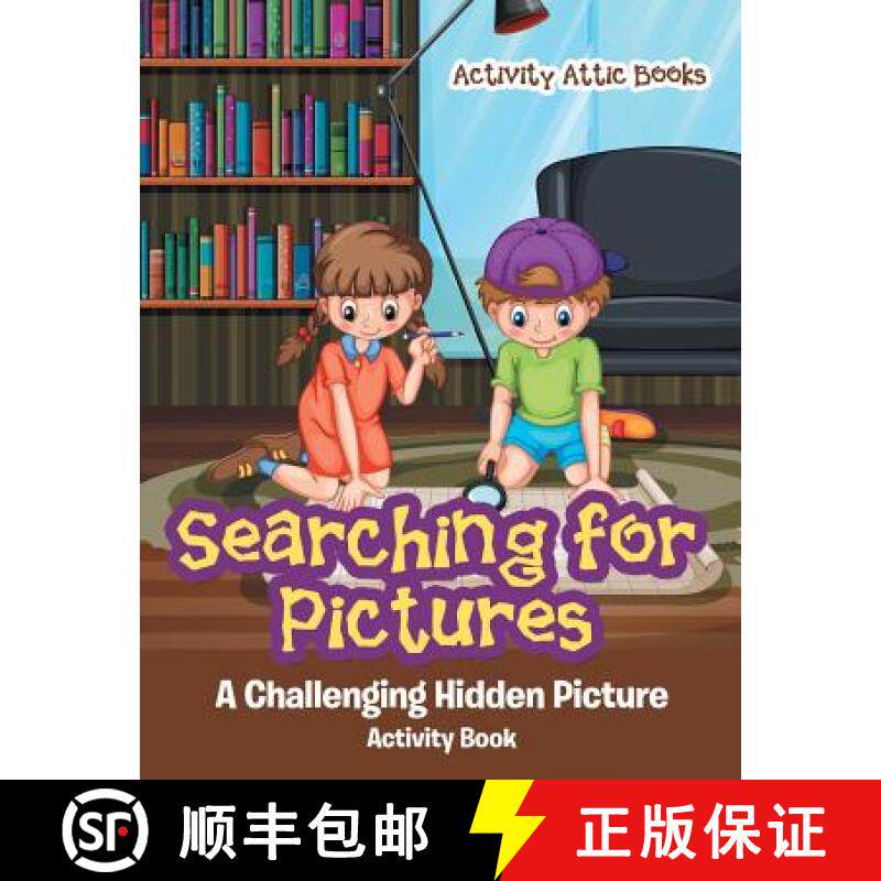 【3-4周达】Searching for Pictures: A Challenging Hidden Picture Activity Book [9781683234012]