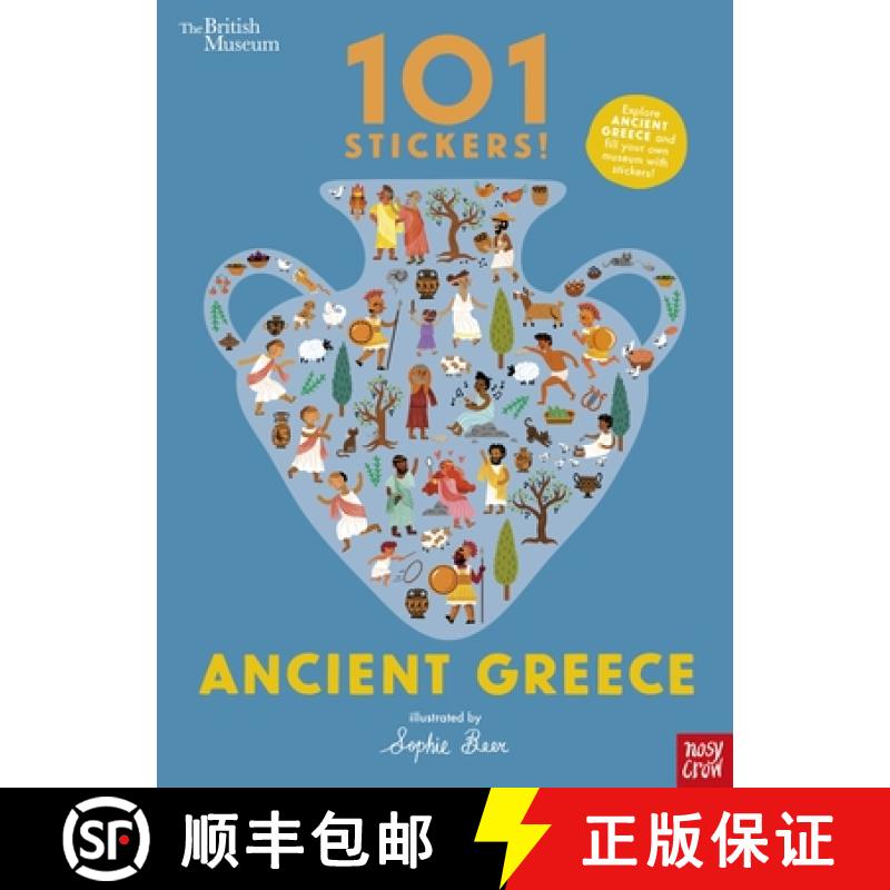 【2-3周达】British Museum 101 Stickers! Ancient Greece [9781788006392]