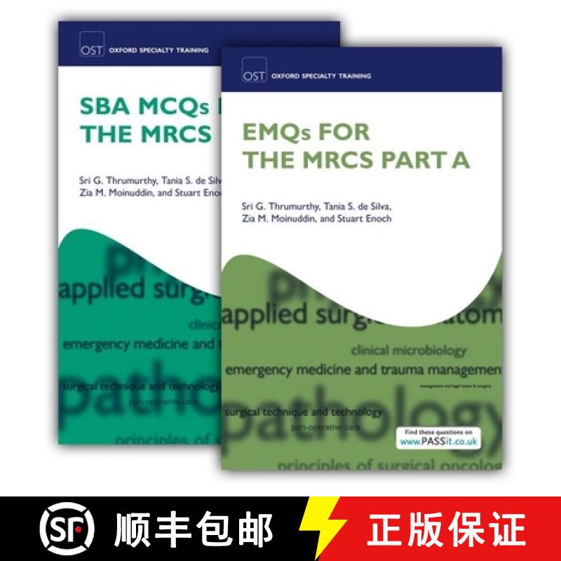 【3-4周达】Sba McQs and Emqs for the Mrcs Part a Pack [9780199645626]