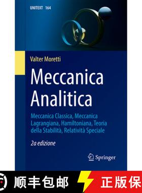 【3-4周达】Meccanica Analitica: Meccanica Classica, Meccanica Lagrangiana, Hamiltoniana, Teoria della... [9783031631122]