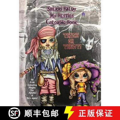预订 Sherri Baldy My Besties Coloring Book Trick or Treat [9781945731518]