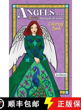 【3-4周达】Jim Shore Angels and Inspirations Coloring Book [9781497206069]