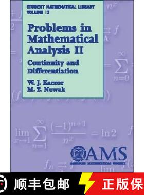 【3-4周达】Problems in Mathematical Analysis, Volume 2 – Continuity and Differentiation [9780821820513]