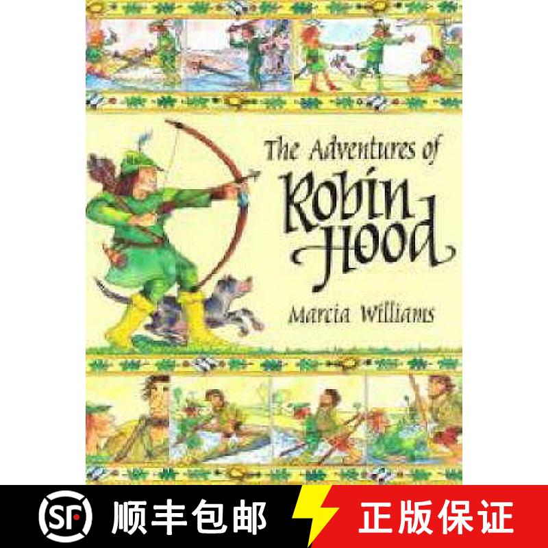 【3-4周达】The Adventures of Robin Hood by Marcia Williams (comic book version of Robin Hood) (Walker... [9781406311372]