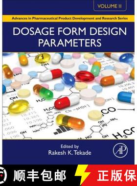 【3-4周达】精装 Dosage Form Design Parameters: Volume II [9780128144213]