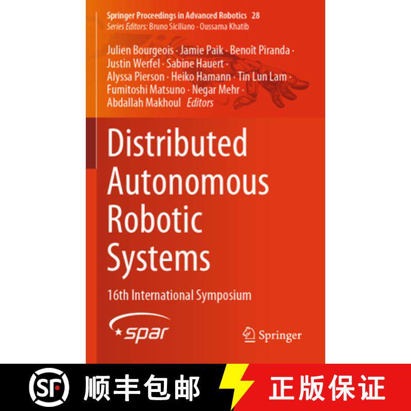 【3-4周达】Distributed Autonomous Robotic Systems: 16th International Symposium [9783031537035]