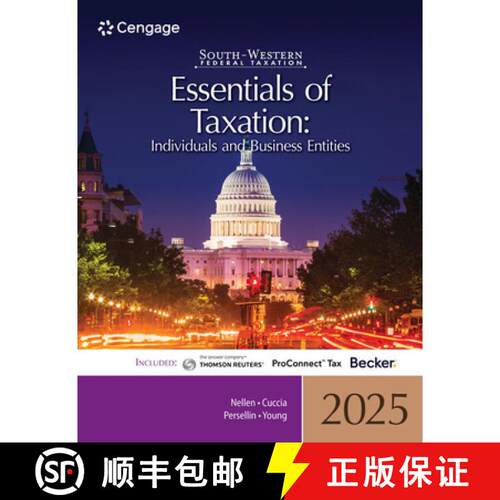 【3-4周达】South-Western Federal Taxation 2025: Essentials of Taxation: Individuals and Business Enti... [9780357989197]