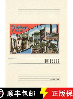 预订 Vintage Lined Notebook Greetings from the Catskill Mountains, New York [9798385438556]