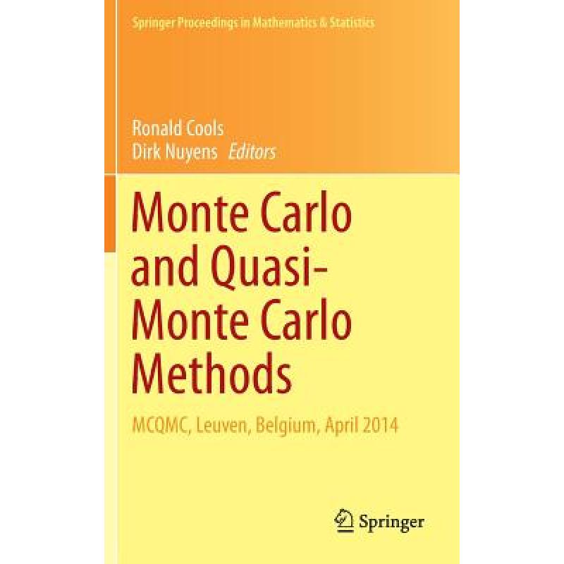 【4周达】Monte Carlo and Quasi-Monte Carlo Methods: MCQMC, Leuven, Belgium, April 2014[9783319335056]