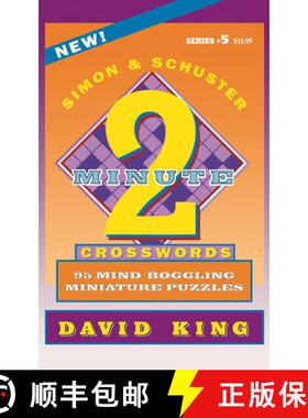 【3-4周达】Simon & Schuster Two-Minute Crosswords, Volume 5 [9780684813417]