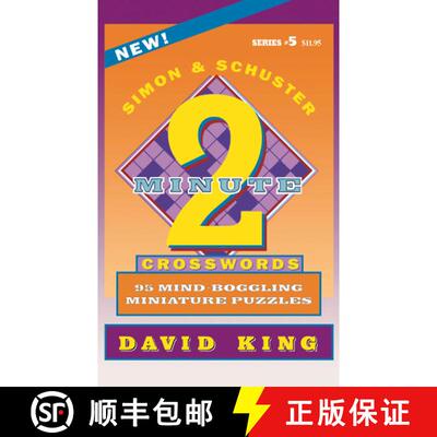 【3-4周达】Simon & Schuster Two-Minute Crosswords, Volume 5 [9780684813417]
