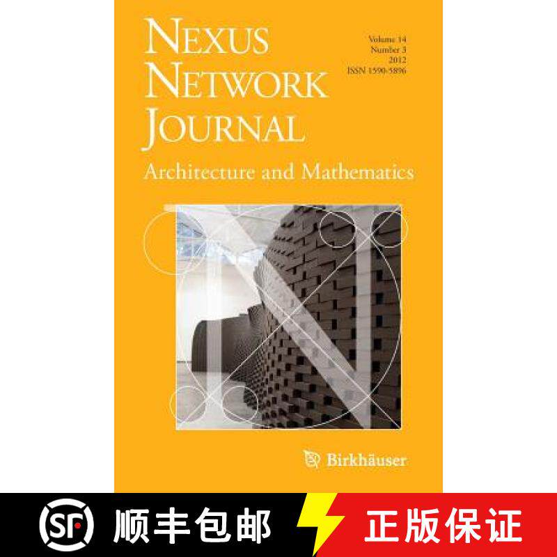 【3-4周达】Nexus Network Journal 14,3 : Architecture and Mathematics [9783034805810]