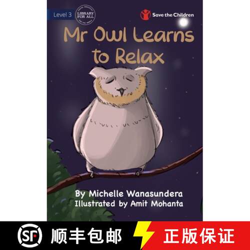 【3-4周达】Mr Owl Learns to Relax [9781922895332]