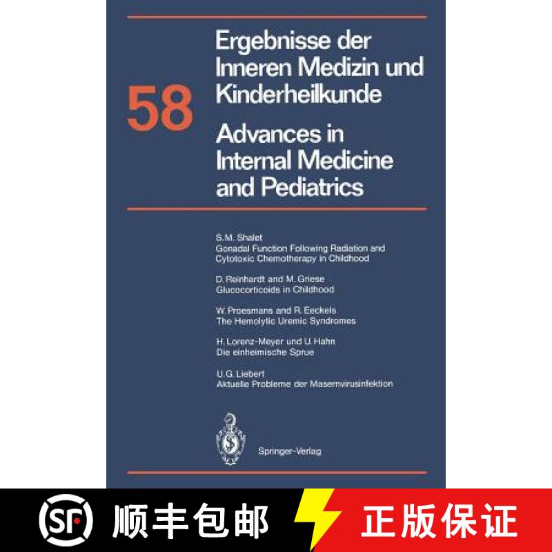 【3-4周达】Ergebnisse Der Inneren Medizin Und Kinderheilkunde / Advances in Internal Medicine and Ped... [9783642740435]