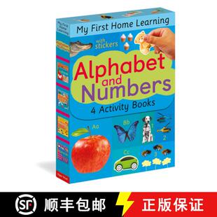 Book Boxed Set and 9781680104950 N... Alphabet Numbers Activity Stickers with 4周达