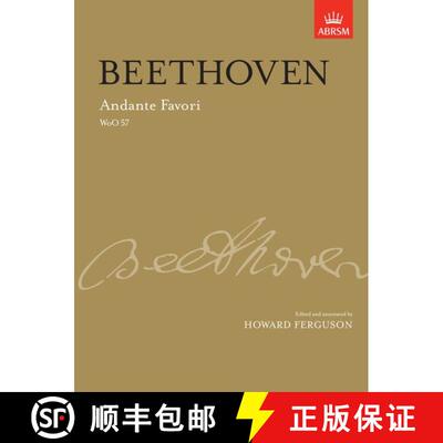 【3-4周达】Andante Favori, WoO 57: ed. Howard Ferguson [9781854722676]