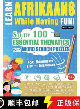 预订 Learn Afrikaans While Having Fun! - For Beginners: Easy to Intermediate - Study 100 Essential Th... [9798896707936]