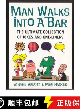 【3-4周达】Man Walks Into A Bar : The Ultimate Collection of Jokes and One-Liners [9780091897659]