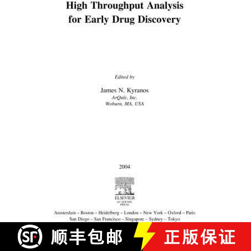【3-4周达】High Throughput Analysis for Early Drug Discovery [9780124311657]