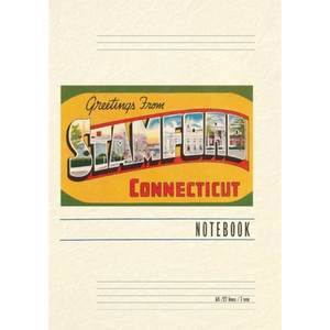 【4周达】Vintage Lined Notebook Greetings from Stamford[9798385406555]