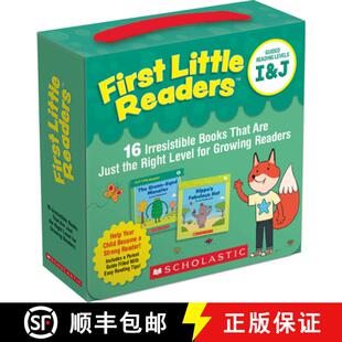 【3-4周达】First Little Readers: Guided Reading Levels I & J (Parent Pack): 16 Irresistible Books Tha... [9781338789874]