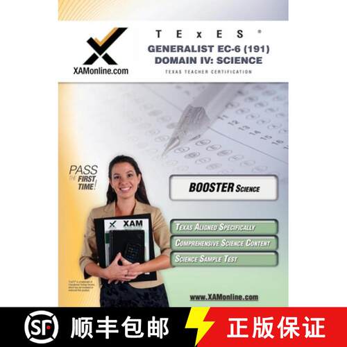 【3-4周达】TExES Generalist Ec-6 191 Science Boost Edition [9781607871057]