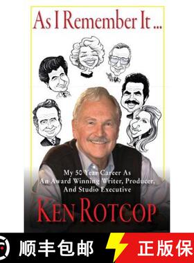 【3-4周达】As I Remember It (hardback): My 50 Year Career As An Award Winning Writer, Producer, And S... [9781629330969]