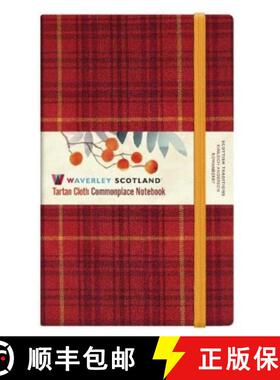 【3-4周达】Waverley Scotland Tartan Notebook: Rowanberry Large 21 x 13cm [9781849345569]