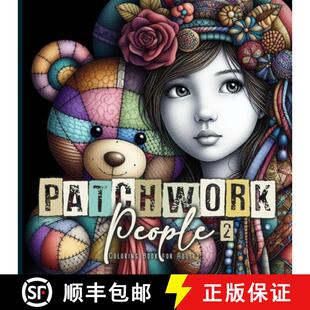 for Coloring Adults Patc... Patchwork Dolls 4周达 9781965017647 People Book
