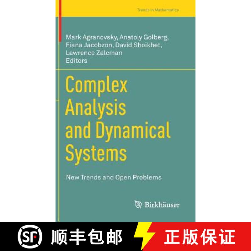 【3-4周达】Complex Analysis and Dynamical Systems : New Trends and Open Problems [9783319701530]