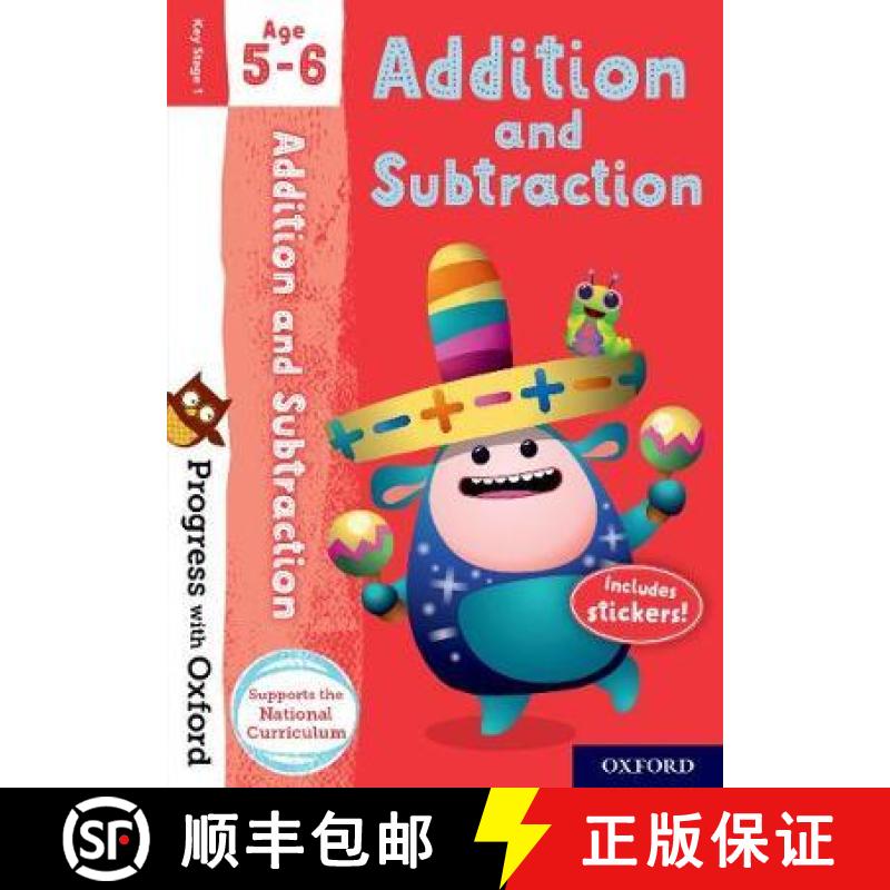 预订 Progress with Oxford: Progress with Oxford: Addition and Subtraction Age 5-6 - Practise for Scho... [9780192765819]