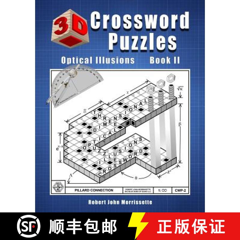 【3-4周达】3D Crossword Puzzles: Optical Illusions Book II [9780976354994]