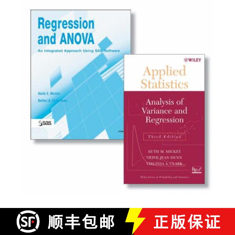 【3-4周达】Regression And Anova: An Integrated Approach Using Sas(R) Software + Applied Statistics: A... [9780470388037]