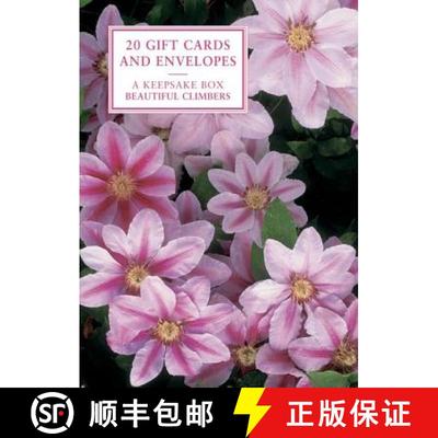 【3-4周达】Tin Box of 20 Gift Cards and Envelopes: Beautiful Climbers: A Fabulous Collection of Flora... [9780857239808]