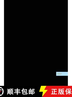 【3-4周达】Hourly Planner 2021: 12 Month Hardcover Weekly, Monthly & Yearly Planner 2021 8.5 x 11 Jan... [9783947808632]