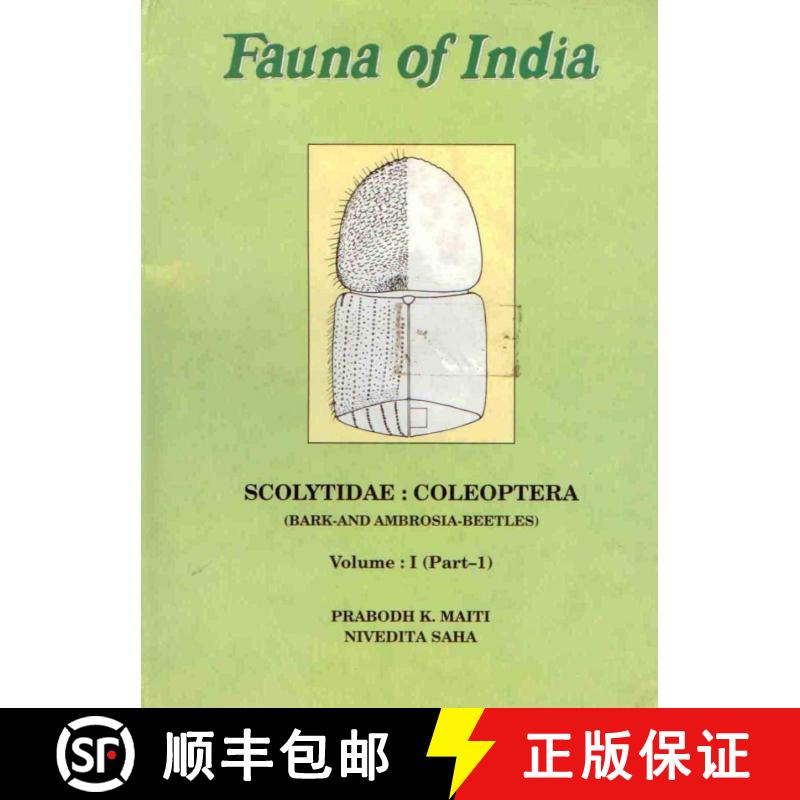 预订 Fauna of India: Scolytidae: Coleoptera (Bark-and Ambrosia-Beetles) Vol. 1 (Part-1) [9788181710284]