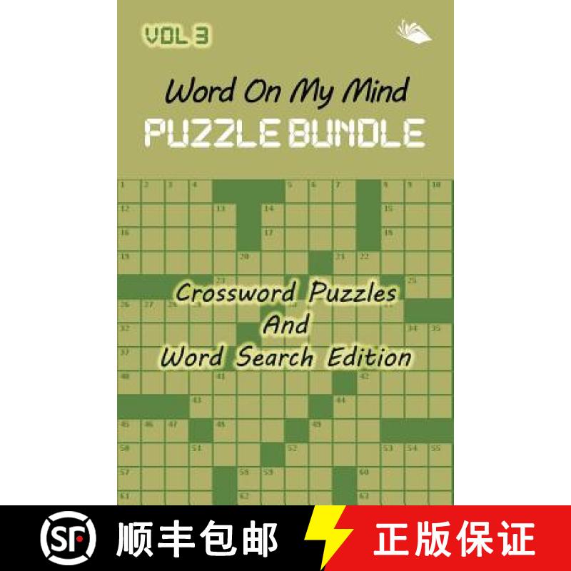 【3-4周达】Word On My Mind Puzzle Bundle Vol 3: Crossword Puzzles And Word Search Edition [9781682803196]