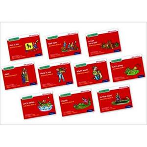 【4周达】Read Write Inc. Phonics: Red Ditty books(Mixed Pack of 10)[9780198371175]